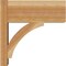 Ekena Millwork Thorton Block Rough Sawn Outlooker, Western Red Cedar, 8"W x 18"D x 18"H OUT08X18X18THR05RWR - alternate 2